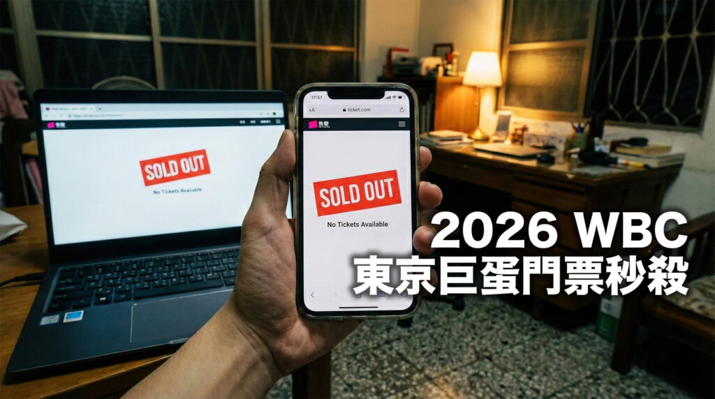 【2026 WBC 門票】東京巨蛋門票秒殺三天後… 黃牛價仍居高不下！球迷轉攻這幾場
