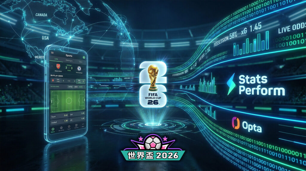 【2026 世足快訊】運彩迷注意！FIFA 指定 Stats Perform 為 2026 世界盃獨家博弈數據分發商